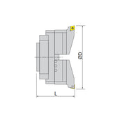 RBH-LA Large Diameter Rough Boring Head - Big-tools Industrial Supply Tools for Metal Cutting